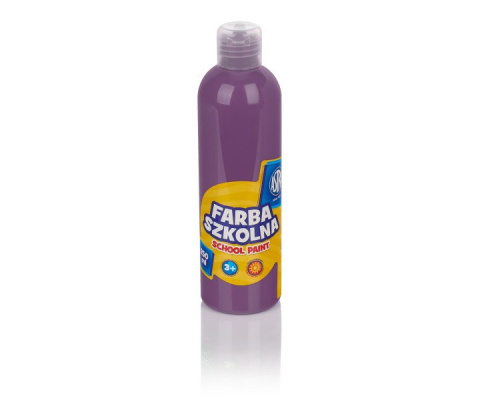 Farba Szkolna 500 ml. Śliwkowa ASTRA