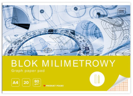 BLOK MILIMETROWY A3 20 KARTEK , INTERDRUK