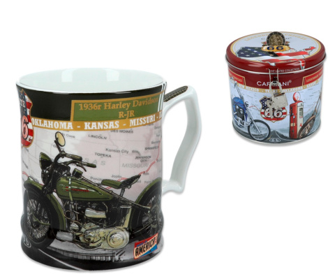 KUBEK W PUSZCE SKARONCE 480 ml. MOTOR HARLEY DAVIDSON , CARMANI